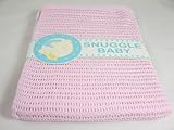 Snuggle Baby Pink Cellular Pram Blanket by Snuggle Baby