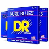 DR Strings (デーアール) エレキ弦 PURE BLUES ニッケル .010-.046 PHR-10 3SET PACK 【国内正規品】