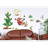 Gadfly- Christmas /Santa Claus Peel & Stick Nursery/baby Wall Sticker Decal by GADFLY