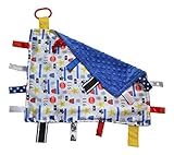 Sensory Baby Tag Blanket, Police Officer, Policeman Blanket 14x18 Lovey by Baby Jack & Co [並行輸入品]
