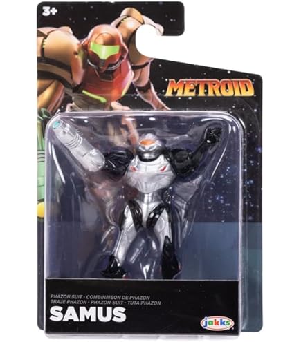Amazon | Jakks Pacific Nintendo メトロイド サムス フィギュア 3体