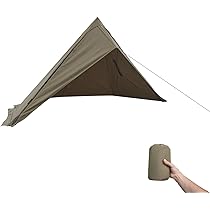 Amazon | YAJIN CRAFT 軍幕テント用前幕 ソロテント ワンポール