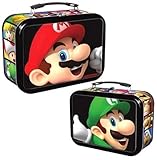 Super Mario Lunch Box Collector Tin w/ 3 Dog Tags, Poster and Trading Cards [並行輸入品]