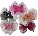 JJMax Girl 's AdorableプリンセスヘアクリップKittyバタフライティアラGlitter Sparkle