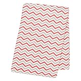 Trend Lab Coral and Gray Deluxe Flannel Swaddle Blanket by Trend Lab [並行輸入品]