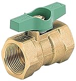 キッツ 黄銅製600型ボールバルブ “Tボール" KITZ-TKT 3/8B [10A]