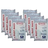24 Hoover Dimension Canister Type M Vacuum Dust Bags, Fits all Dimension Vacuum Cleaners, HO-4010037