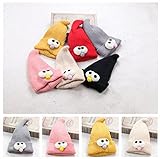 ニット帽子 ベビー帽子 可愛い かっこいい　６色 5点 【5点】