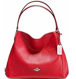 COACHカバンEDIE 31 LEATHER SHOULDER HANDBAG in TRUE RED [並行輸入品]