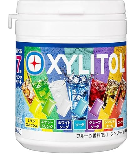 Amazon | ロッテ キシリトールガム ENJOY CUBEアソートボトル 122g