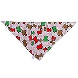 KOZEEYベビー用　コットン製　スタイ　よだれかけ　三角形　ひよこ柄　（カラフル）