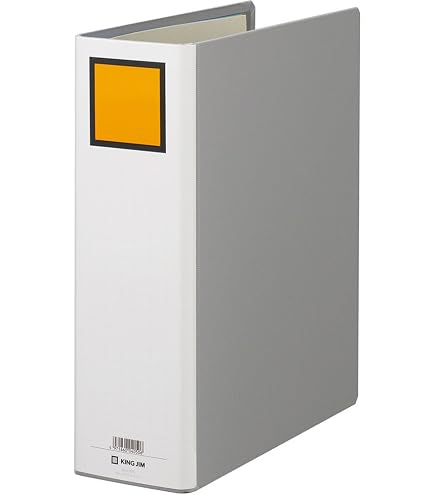 Amazon | キングジム(Kingjim) キングファイルG A4S グレ- A4S 976N