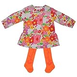 アガタ・ルイス・デ・ラ・プラダ ベビー Agatha Ruiz de la Prada Baby お花畑のワンピとタイツ 6A