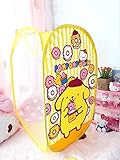 CJB Cute Pompom Purin Foldable Pop Up Hamper Laundry Bag (US Seller) [並行輸入品]