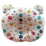 Giyomi ベビー用 寝返り予防 クッション 枕 くま スター柄 枕セット　中央くぼみ枕 (中央窪み枕)