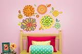 Oopsy Daisy 28 by 35-Inch Peel and Place Radiant Flowers by Andrew Daniel, Small by Oopsy Daisy