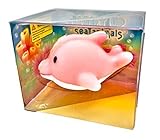 Rittle Cute Pink Dolphin, Light-up Sea Animal Bath Toy [並行輸入品]