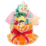 ご出産のお祝いにポップで楽しいオムツケーキ 《NEW リトルぶんぶんスター》