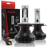 Autofeel【正規品】 ヘッドライト LED H4 6500K 8000LM DC9V-32V Lumileds社製LEDチップ搭載モデル 5年保証 車検対応