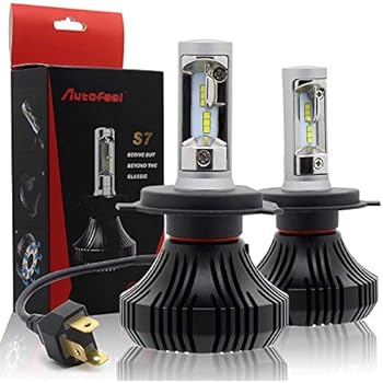 Autofeel【正規品】 ヘッドライト LED H4 6500K 8000LM DC9V-32V Lumileds社製LEDチップ搭載モデル 5年保証