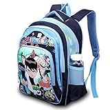 School Bag, Jakpopin Ben 10 School Backpack Little Students Cartoon Bags Casual Style Canvas Backpac