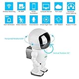 HD wireless Robot IP Camera,FEISIER 960P Security Camera 1.3MP CMOS Baby Monitor Pan Tilt Remote Hom