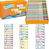 30 Read and Rhyme Flip Books Word Family Flash Cards 幼児 英語 カードゲーム おしゃべりことばカード フォニックスカード 教育啓発 単語の学習 知育玩具 おもちゃ 小学生 モンテッソーリ 幼児教育