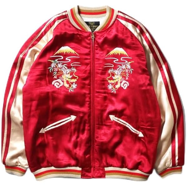 Amazon | [ヒューストン] QUILTING RAYON SOUVENIR JACKET (EAGLE