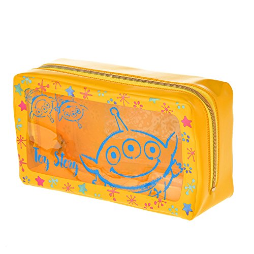 トイストーリー ポーチ ペンケース バズ ウッディ エイリアン 筆箱 ディズニー ディズニーストア 文房具 グッズ 窓付き ミニ メモ コンパクトミラー 3点セット 文具百貨