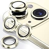 【3枚セット】カメラレンズカバー iPhone15/iPhone15 Plusに適用 カメラ保護 アルミ合金製+強化ガラス アイフォン15/15plusカメラフィルム キズ防止 耐衝撃 露出オーバー防止 超高透過率 あいふぉん15/あいふぉん15プラス カメラカバー 黄色