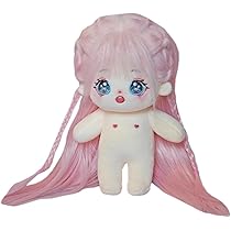 Amazon.co.jp: niannyyhouse 20cm綿人形 ぬいぐるみ 女の子 長い