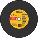 DEWALT DW8021R 14" x 1/8" x 20mm Type 1 Aluminum Oxide A24P High Speed Rail Cutting Wheel [並行輸入品]