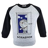 ドラえもん DORAEMON トレーナー スウェットシャツ 裏起毛タイプ fo-trdr01 120cm 黒×グレー