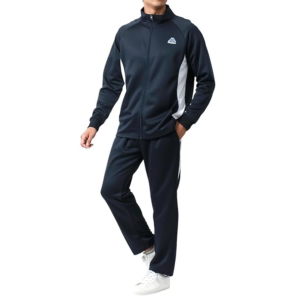 Amazon | Mサイズ kappa カッパ ベロアブルゾン ネイビー 紺 長袖