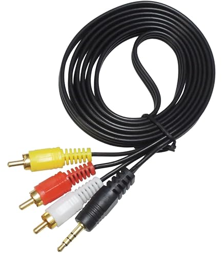 Amazon | F-Factory 4極 3.5mm ミニプラグ L型 (オス) - RCA