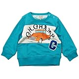 《秋冬春対応》 CHILD CHAMP(チャイルド チャンプ) 30/10裏毛VINTAGE CAR トレーナー 80cm/BL NO.C-271073