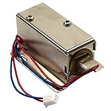 SODIAL 電気式ロックドア電磁　シルバー