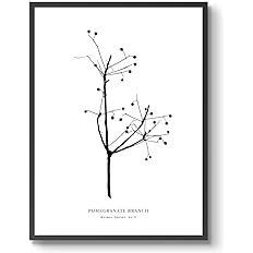 Amazon Co Jp ポスター アートポスター A3 モノクロ モノトーン 木 植物 北欧 おしゃれ インテリア フレームなし 白黒 A3ポスター 297 4mm ホーム キッチン