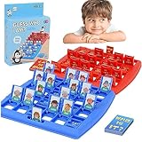 私は誰ですか ボードゲーム - 私が誰であるかを推測するパズル ゲーム | 96枚のカード付きの面白い家族当てゲーム、論理的推論思考パズル、親子インタラクションのための就学前ゲーム Soufly