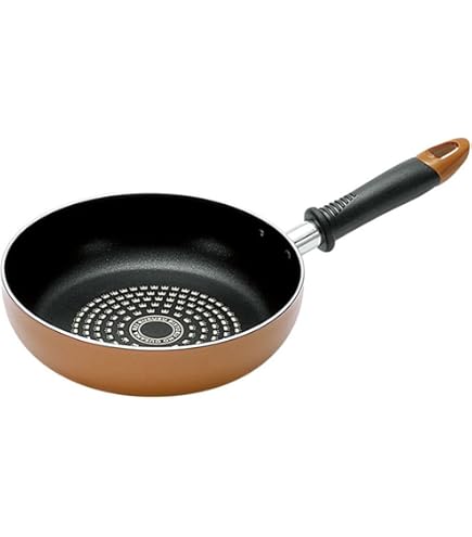 Amazon｜よこやま フライパン ブラウン 24cm 来栖けい IH対応 深
