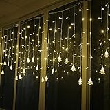 Ecloud Shop ホームデコレーションクリスマスパーティークリスマスツリー装飾ウォームホワイトLEDストリングライト