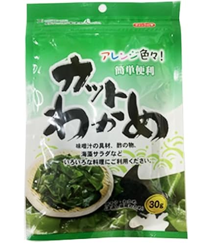 乾燥わかめ・細切り・中太 Amazon.co.jp: TCF 天長食品工業 カットワカメ 3袋 セット 計90g 乾燥