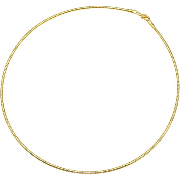 Amazon | オメガネックレス 18金ピンクゴールド 約0.7mm幅 スライド