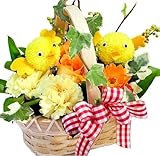 花由 アニマル＊生花 フラワーアレンジメント＜Mサイズ＞ピヨちゃん アレンジメントフラワー 生花 誕生日プレゼント ギフト お祝い 花