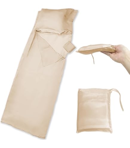 Amazon | コクーン トラベルシーツ シルク サンセットオレンジ