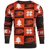 NHL Anaheim DucksユニセックスPatches UGLYクルーネックセーター – メンズSmall