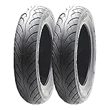 【前輪・後輪セット】チェンシンタイヤ (Chen Shin Tire) C6161 80/100-10 46J TL バイク用タイヤ 二輪 (HONDA GIORNO50 純正採用) 2本セット ETM09483000-2