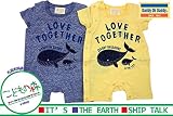 【子供服】 Daddy Oh Daddy (ダディオダディ) 日本製くじらプリントＴオール 70cm，80cm V34708