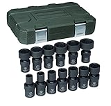 GearWrench 84938N 1/2 Drive SAE Universal Impact Socket Set (13 Piece) by GearWrench