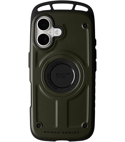 Amazon.co.jp: 【ROOT CO.】[iPhone16専用]GRAVITY Shock Resist